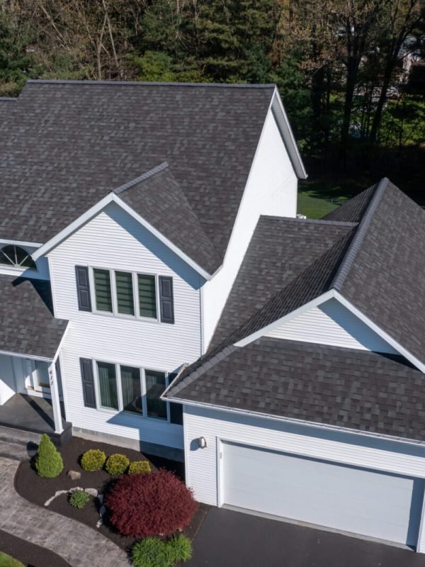 Roofing Service Done Happy Client For Residential Repair Services